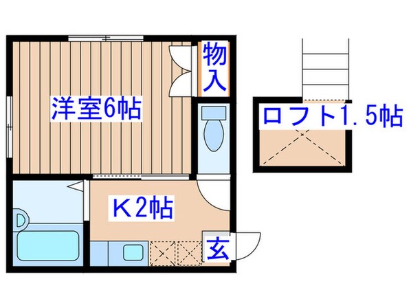 メゾンアトリーの物件間取画像